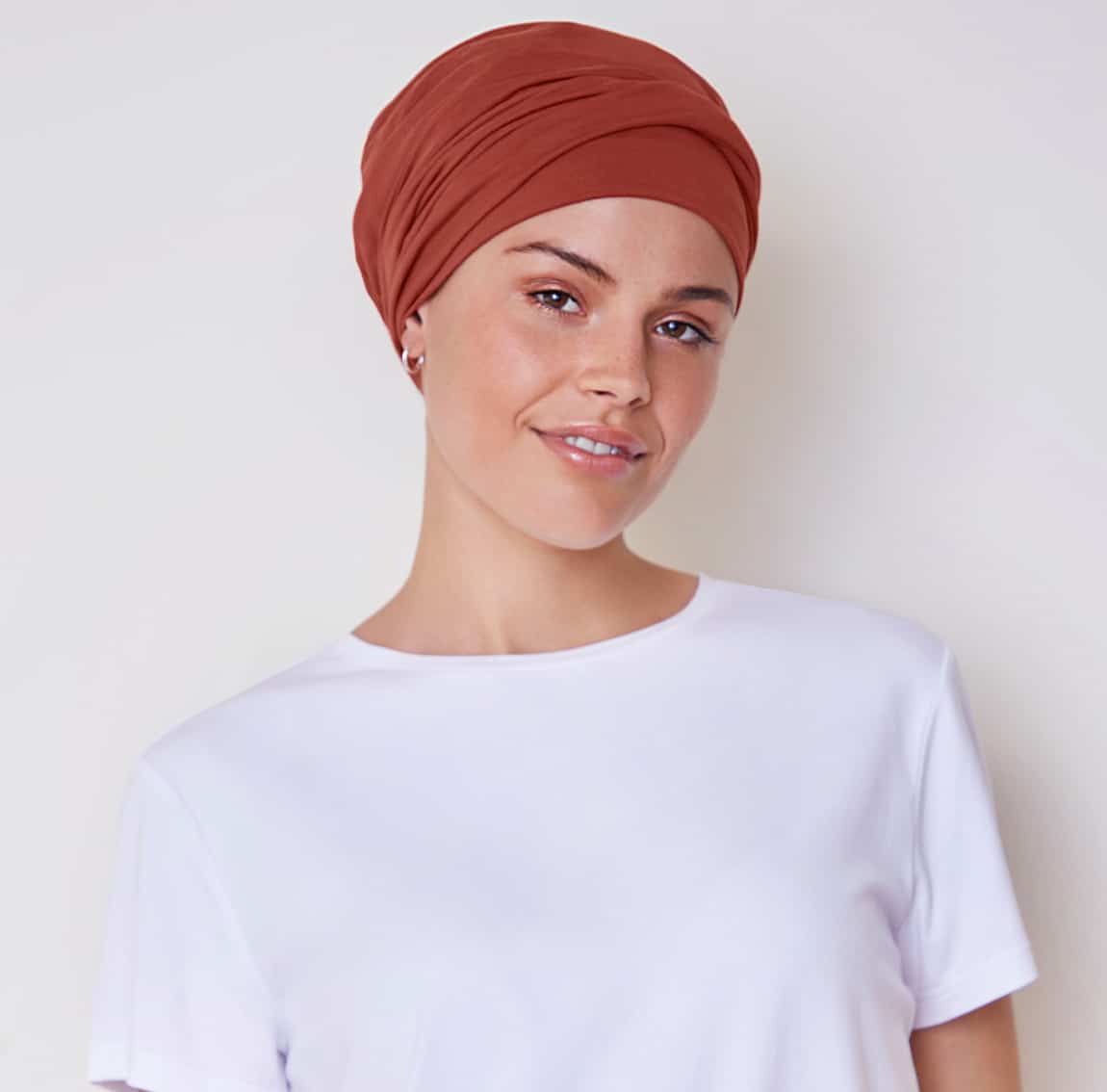 turban viva chimio twin set terracota 1552 4004 house of christine headwear