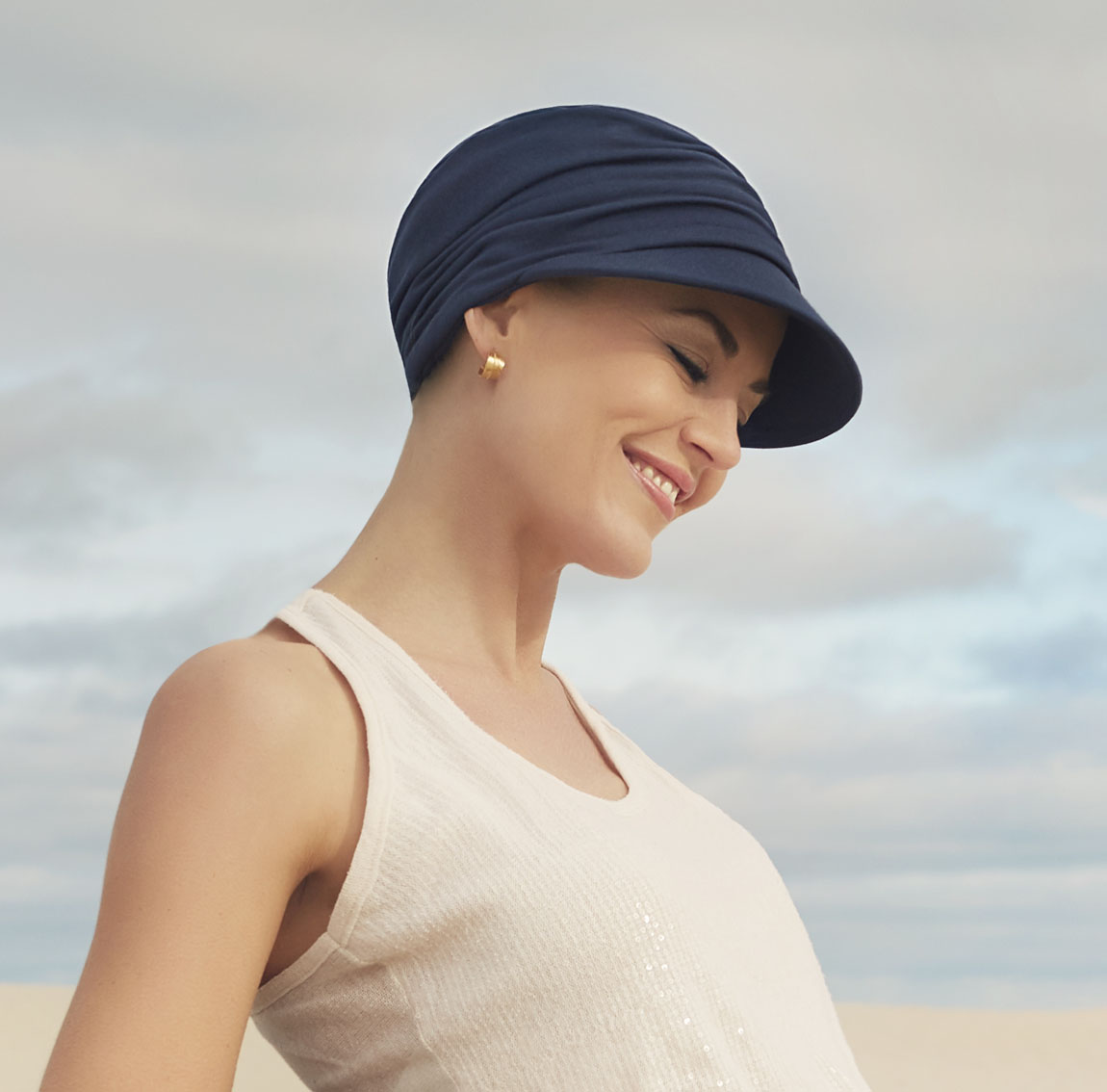 Casquette drapee soft line sun mineral