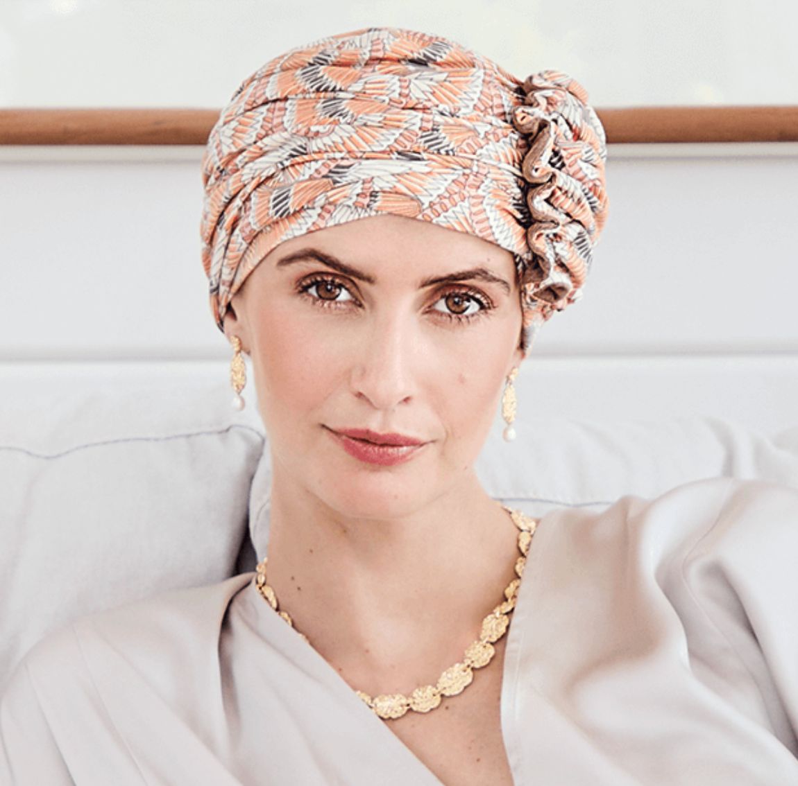 bonnet chimio lotus bambou canopee 1008 4022 house of christine headwear