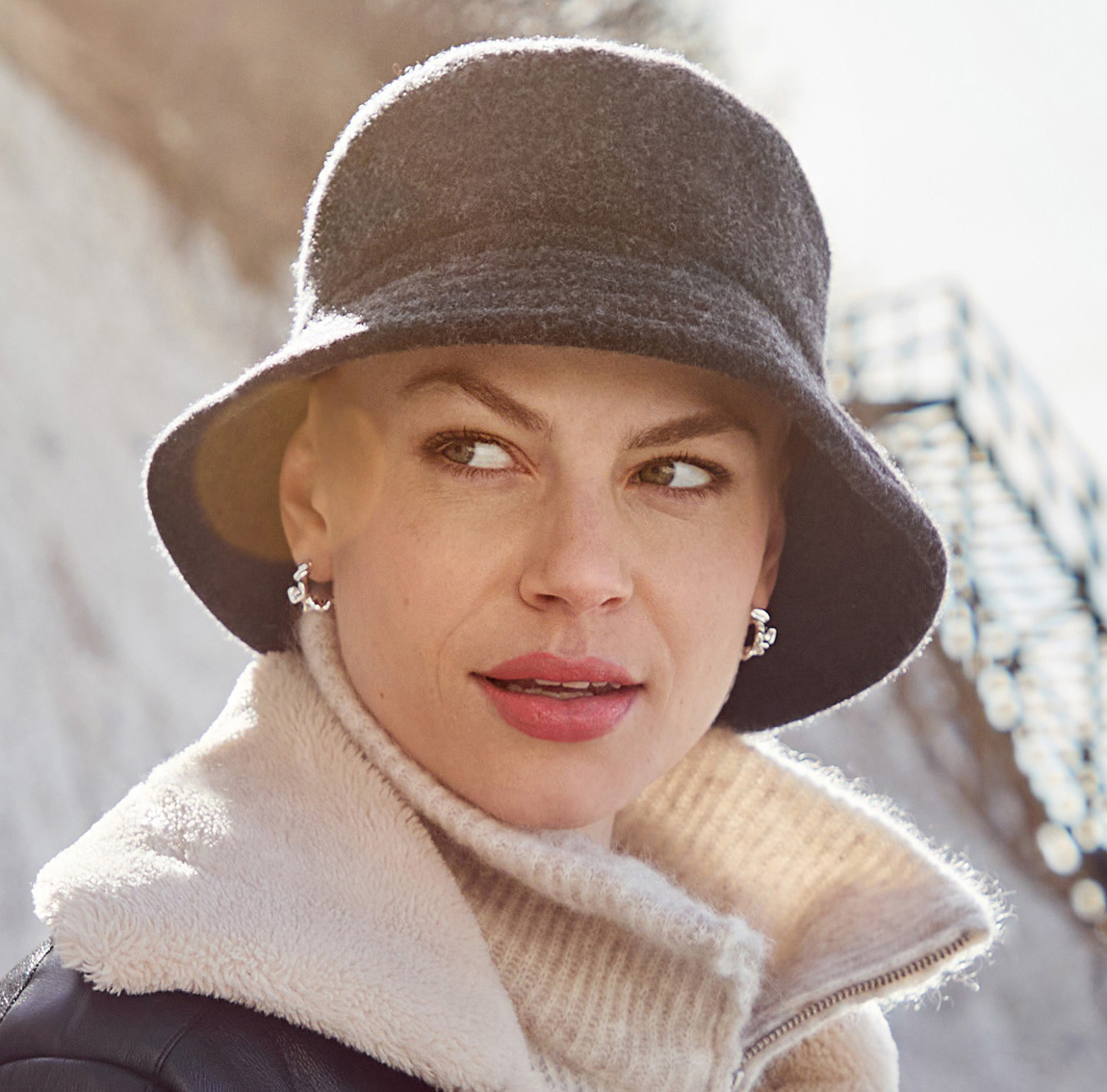 Chapeau En Laine British Graphite